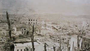 Nagasaki despues de la bomba atomica